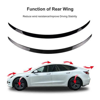 Newest Model 3 Highland 2025 Rear Spoiler – High-Performance Wing for Tesla Model Y (2017-2024) Car Accessories