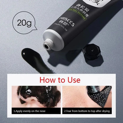 Blackhead Remover Mask - Facial Pore Shrinking & Acne Treatment, Peel-Off Gel for Nose & Skin Care (20g)