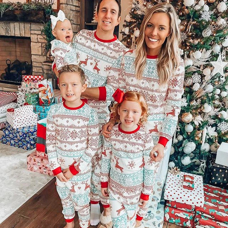 Mommy and Me Christmas Pajamas Set 2023 - Soft & Cute 2-Piece Sleepwear for Family, Adults & Kids Xmas Outfits