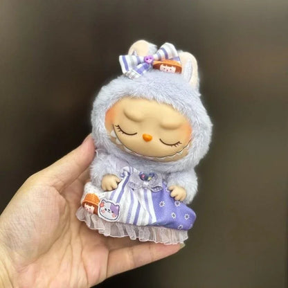 Mini Plush Doll Clothes Set – Kpop EXO Labubu Idol Overalls Outfit for 15-17cm Dolls, Clothing Gift