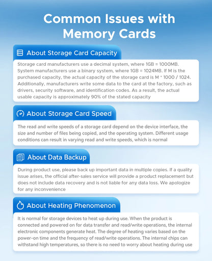 ORICO Micro SD Card – 16GB, 32GB, 64GB, 128GB A1 U3 Class 10 V10 for Camera, Drone & Dash Cam