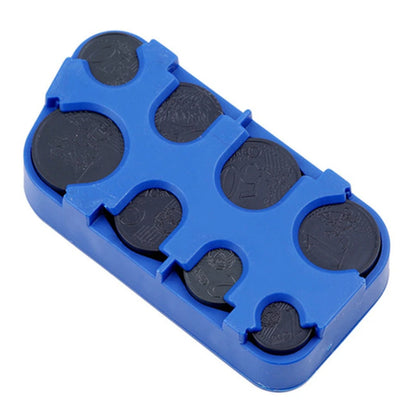 Plastic Mini Euro Coin Dispenser – Car Storage Wallet & Savings Box, Coin Holder Case for Euro Coins