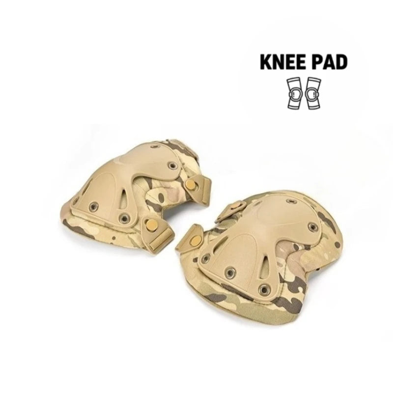 Outdoor Tactical Knee & Elbow Pads - Protective Gear for Cycling, Hiking & Mountaineering
