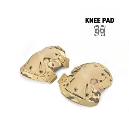 Outdoor Tactical Knee & Elbow Pads - Protective Gear for Cycling, Hiking & Mountaineering