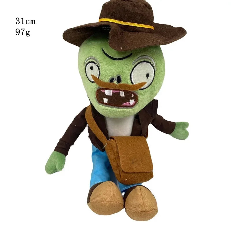 30cm Plants vs. Zombies Plush Toys - Soft Gargantuar, Zombie, and Pirate Zombie Stuffed Dolls for Kids and Fans