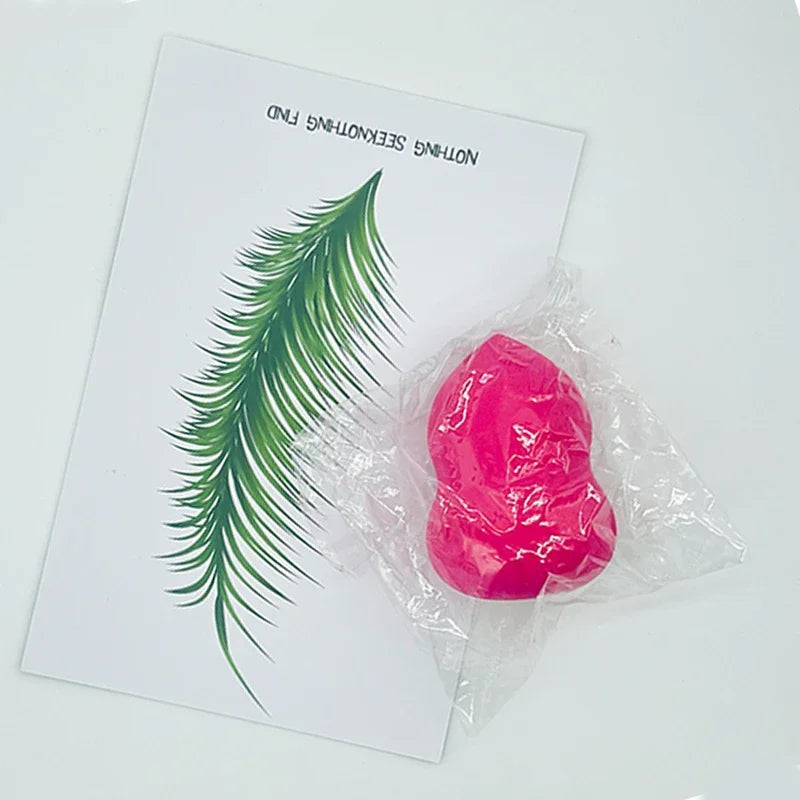 Women's Cosmetic Powder Puff — Water Drop Shaped Makeup Sponge for Smooth Foundation Blending & Beauty Application