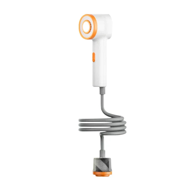 Portable Electric Outdoor Shower – 2500mAh USB Rechargeable Waterproof Showerhead for Camping & Car Wash