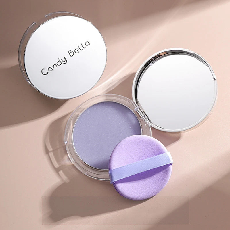 Candy Bella Violet Cream-to-Powder Contouring Makeup - Skin-Friendly, Long-Lasting Oil-Control Face Powder