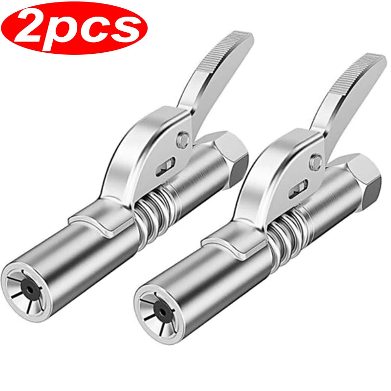 12000PSI High Pressure Grease Coupler Nozzle – Hose Pump Syringe, NPT1/8 Adapter for Brake Oil Change & Car Maintenance