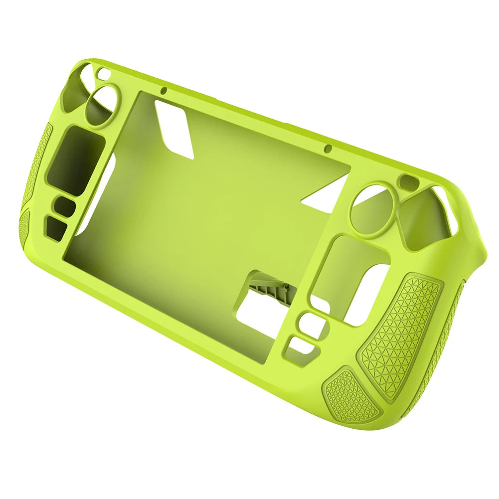 Silicone Console Protector for Steam Deck – Anti-Slip Soft Shell Case with Bracket Replacement Accessories