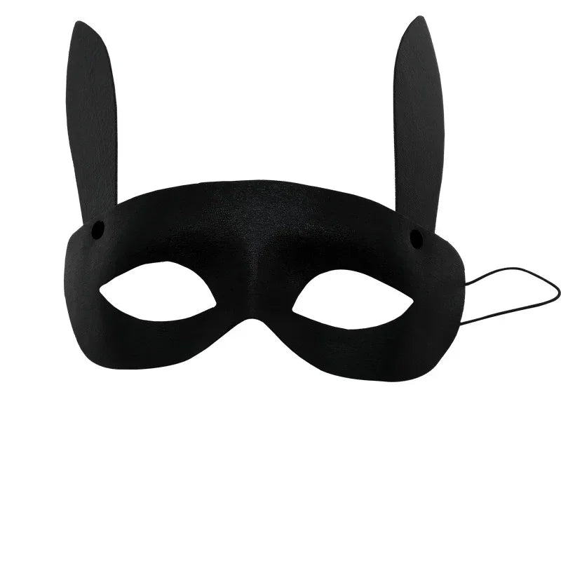 Retro Animal Half Face Mask - Halloween Cosplay Party & Mardi Gras Costume Accessory