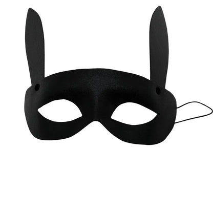 Retro Animal Half Face Mask - Halloween Cosplay Party & Mardi Gras Costume Accessory