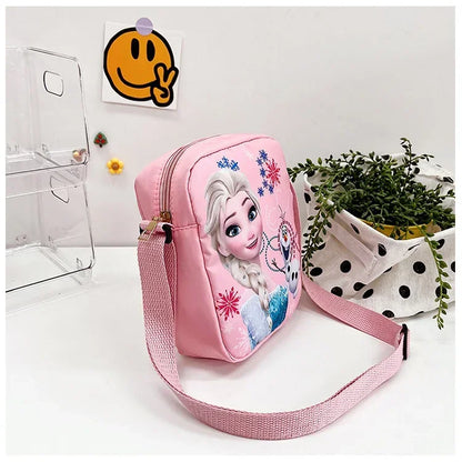 MINISO Disney 2024 Princess Series Crossbody Bag – "Frozen 2" Elsa & Sophia Cartoon Shoulder Bag, Girls Casual Fashion Handbag