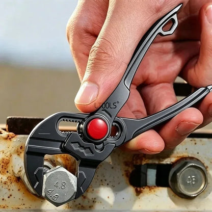 4-Inch Adjustable Water Pump Pliers - Heavy-Duty High-Hardness Multifunctional Pipe Repair Hand Tool