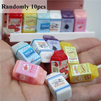 1/6 Miniature Dollhouse Supermarket Set – Mini Snacks & Drinks for Blythe & BJD Dolls