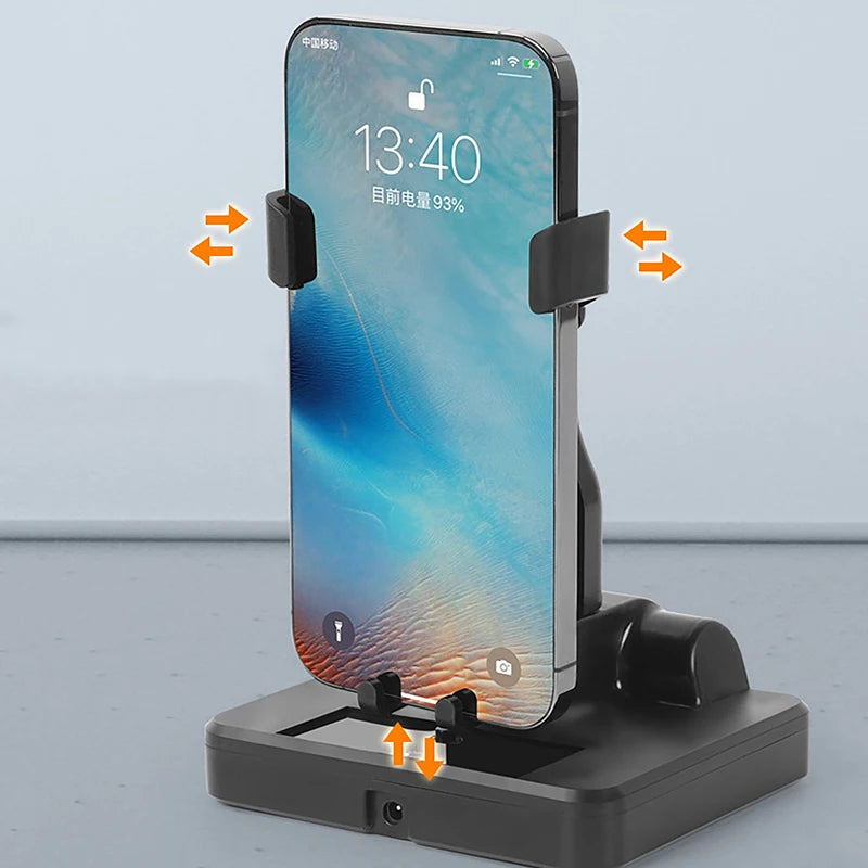 Desk Mute Automatic Swing Shaker – Mobile Phone Stand Holder with Phone Wiggler & Pedometer Stepper