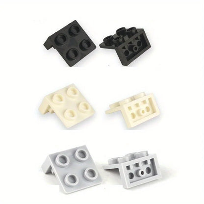 20pcs Figure Stand Base Plates – DIY Bracket for Building Blocks, Display and Assemble Brick Toys