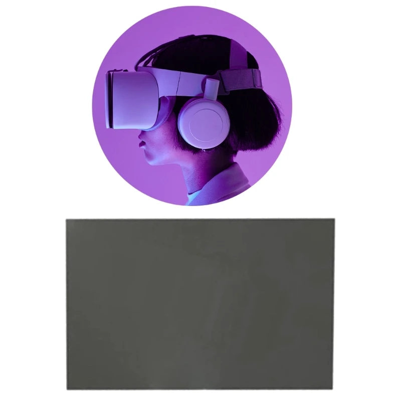 0°/90° Linear Polarizing Film 0.25mm - Adhesive Polarizer Filter Sheets for LCD Screens