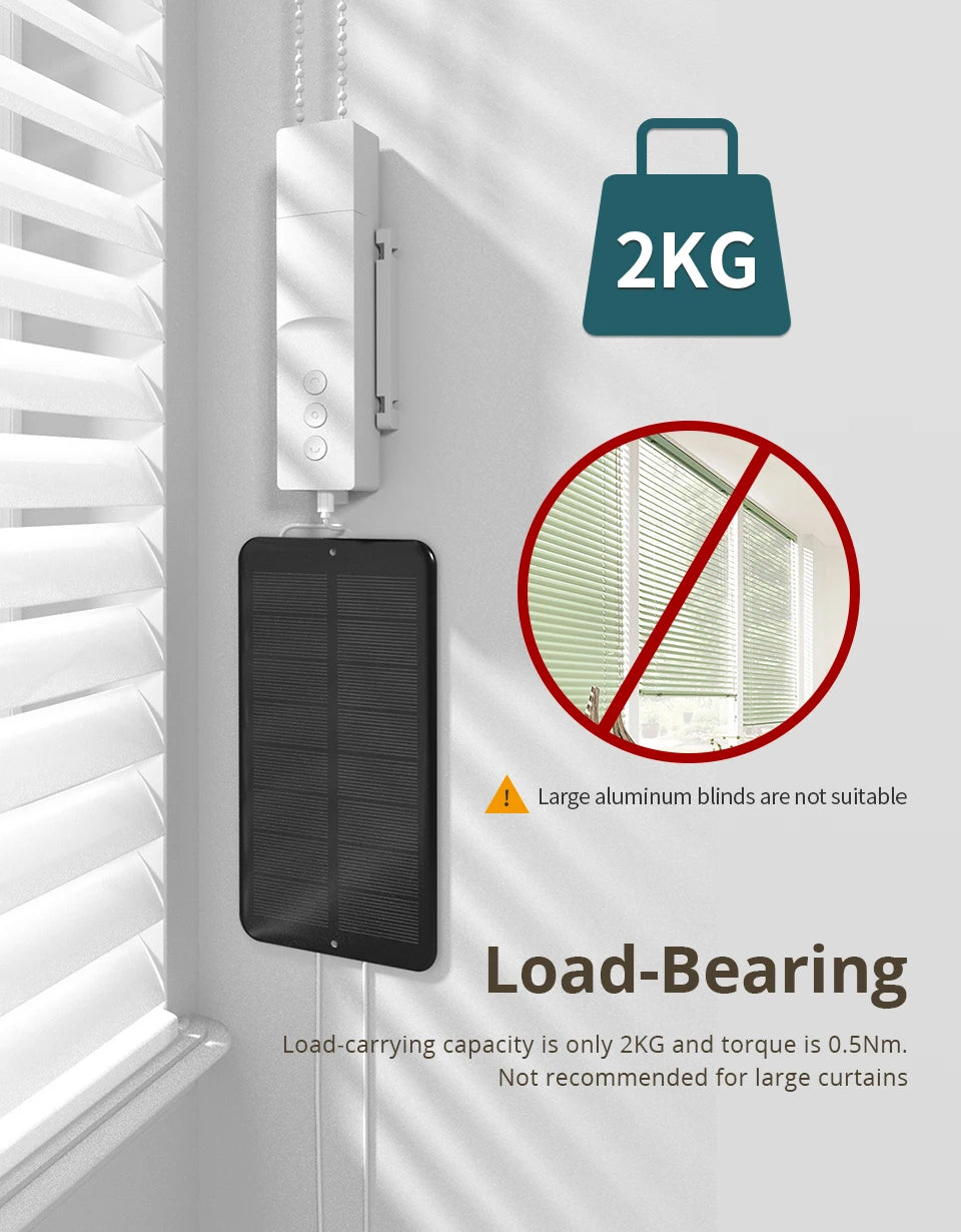 Zemismart Zigbee Smart Roller Shade Driver – Battery-Powered Electric Blinds Motor, Compatible with Tuya, Alexa, Google Home & Yandex Voice