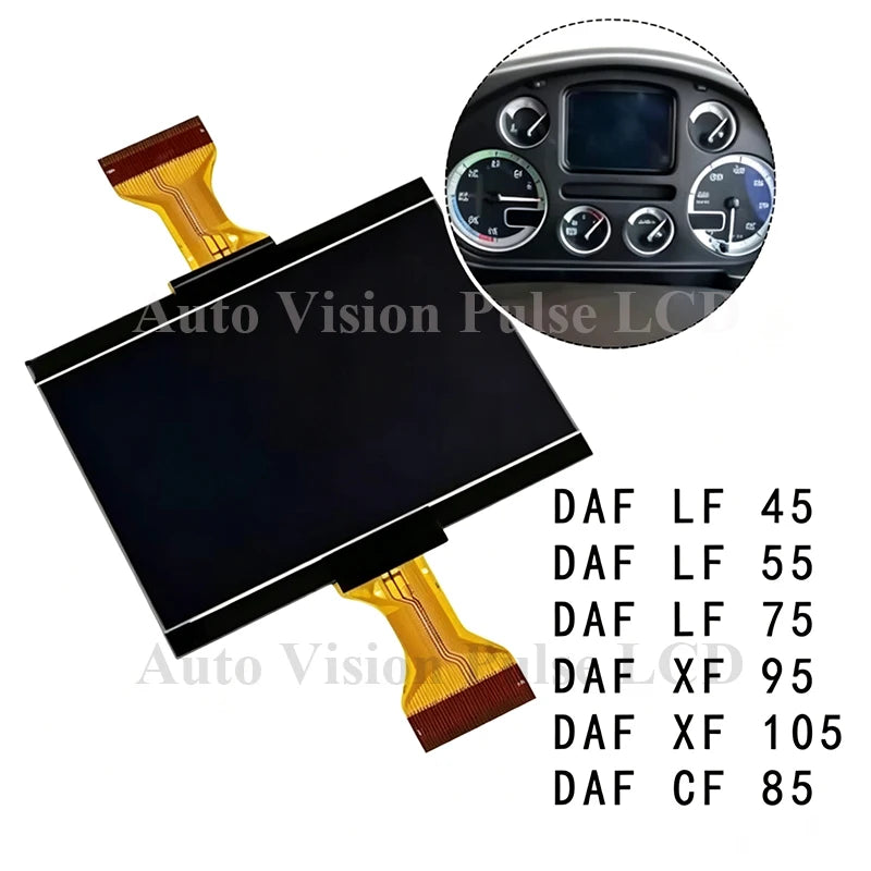 Tem-sa MD7 Plus LCD Display - Dashboard Instrument Cluster for DAF LF, CF, XF Trucks