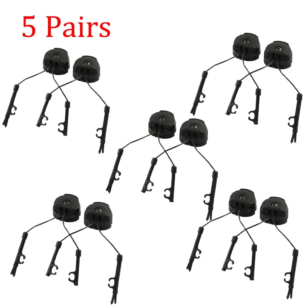 Tactical Headset Bracket – Ops Core Helmet ARC Rail Adapter Set for Comtac II Series Military Noise Cancelling Headset