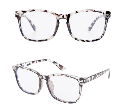 Square Blue Light Blocking Glasses – Nerd Eyeglasses Frame for Computer & Gaming Protection
