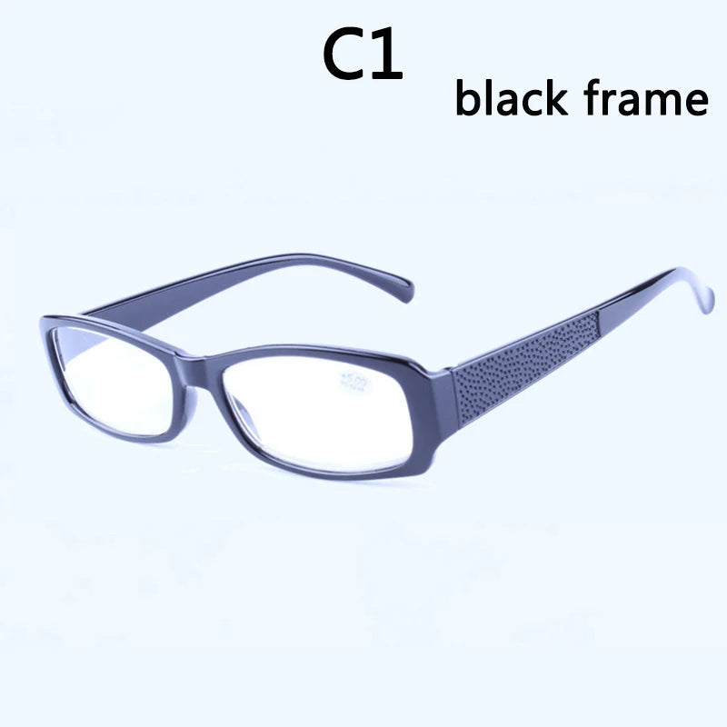 High Power Reading Glasses +400/+450/+500/+550/+600 – Unbreakable Presbyopic Eyewear for Farsighted Users