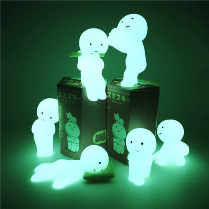 Smiski Living Room Series Glowing Elf Blind Box – Cute Luminous Doll Desk Decoration & Surprise Toy Gift