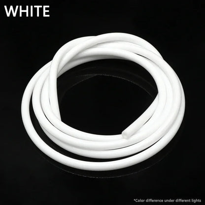 Food Grade Silicone Tube Hose - 1 Meter Flexible Rubber Pipe Water Drink Connector in 1mm to 10mm Inner Diameter Sizes