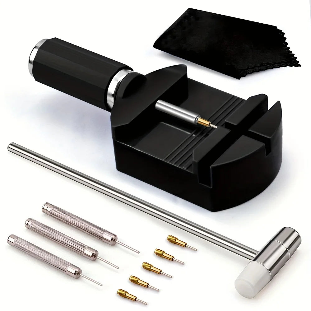 Watch Link Removal Tool Kit - Watch Band Pin Remover & Strap Adjustment Repair Tool Set