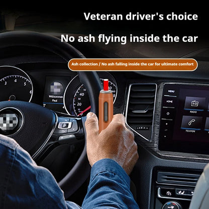 Portable Car Ashtray - Spill-Proof Vehicle Ash Holder with Easy-Clean Design