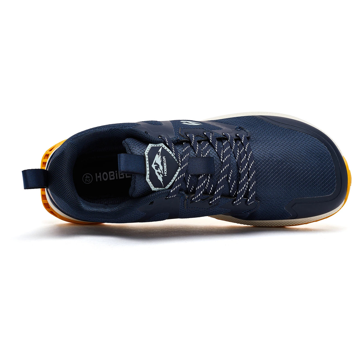 HOBIBEAR Unisex Hiking Sneakers - Lace-Up Artificial Leather Walking Shoes for Outdoor Adventures and Travel