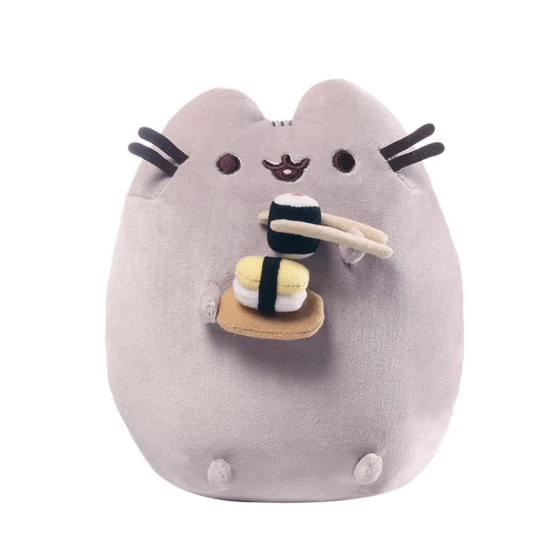 Round Cat Plush Cushion - Soft Cotton-Filled Pillow for Sofas, Hugs, Home Decor, and Gifts for Girlfriends, Toddlers, and Best Friends