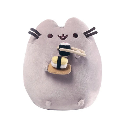 Round Cat Plush Cushion - Soft Cotton-Filled Pillow for Sofas, Hugs, Home Decor, and Gifts for Girlfriends, Toddlers, and Best Friends