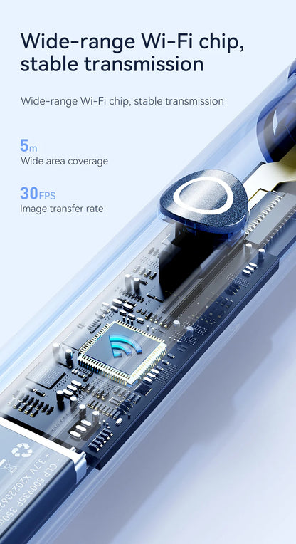 Visual Ear Cleaner with Camera – 12MP Ear Wax Removal Tool with Ear Pick, Tweezers & 6 Ear Spoons for Ear Care