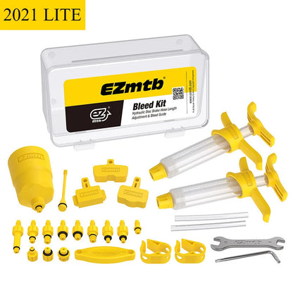 Bicycle Hydraulic Disc Brake Oil Bleed Kit – EZMTB PRO for SHIMANO, SRAM, Avid & MAGURA MTB Bike Repair Tool