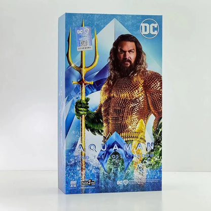 DC Justice League Movie Action Figures – Batman, Aquaman, Mera & Black Superman Collectible Toy Set