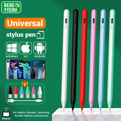 Universal Stylus Pen - Capacitive Touch for Android, iOS, iPad, Apple Pencil, Huawei, Xiaomi Phones, and Drawing