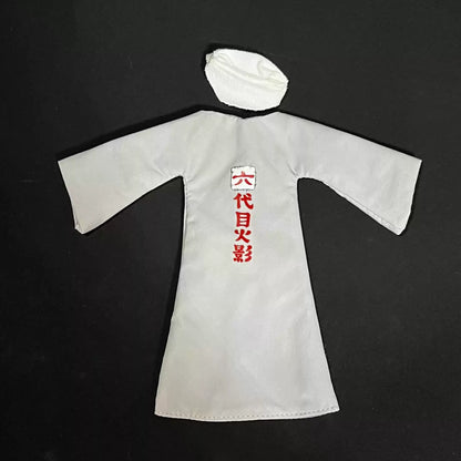 Naruto Anime Figure Accessories - 1/12 Scale Mini Robe, Skirt and Bamboo Hat for SHF Action Figures