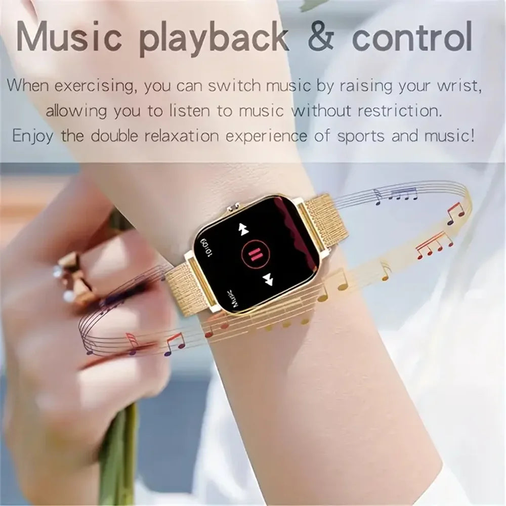 KESHUYOU 2025 Smartwatch – Bluetooth Talking, Blood Oxygen & Blood Pressure Monitor for Men & Women, Holiday Gift Watch
