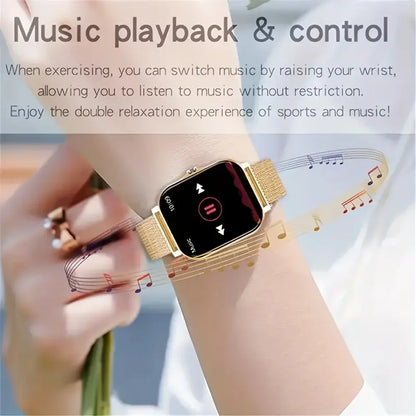 KESHUYOU 2025 Smartwatch – Bluetooth Talking, Blood Oxygen & Blood Pressure Monitor for Men & Women, Holiday Gift Watch