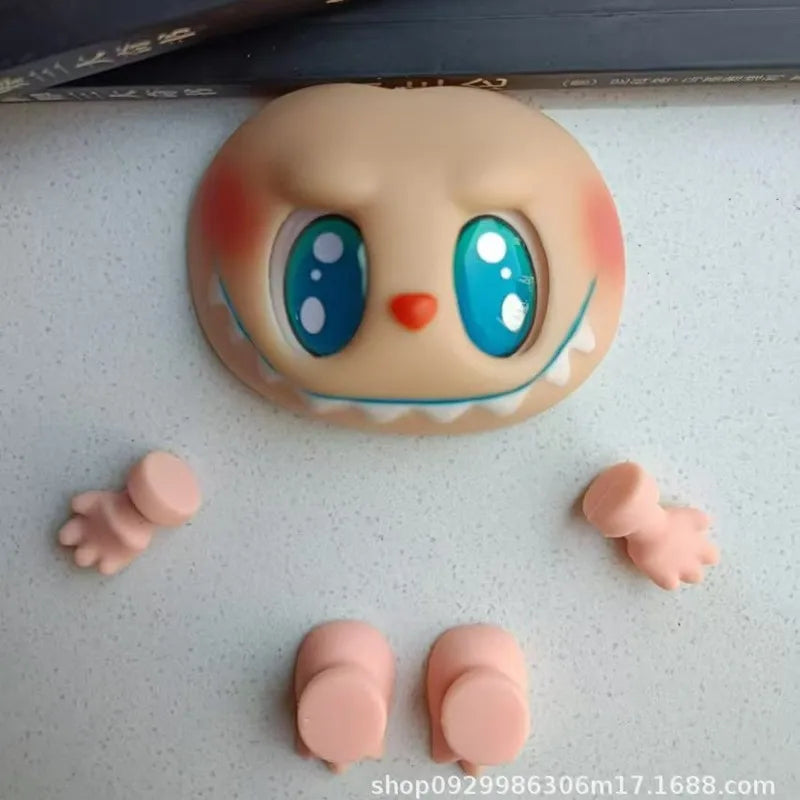 Hot Sell Labubu Plush Doll Accessories – PVC Face Changing Parts, Hands & Feet Replacement DIY Gifts