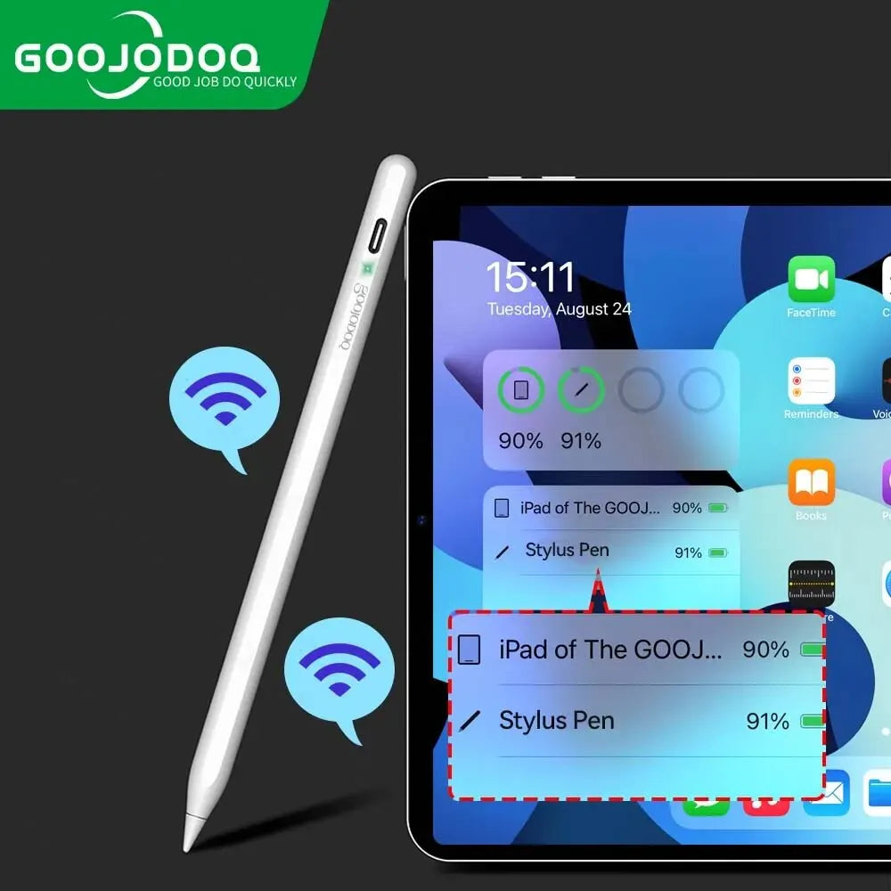 iPad Pencil Stylus for Apple Pencil 1 & 2 - Compatible with iPad Pro 2024, Air 4/5, Mini 5, Pro 11/12.9 (2018-2022), Touch Pen