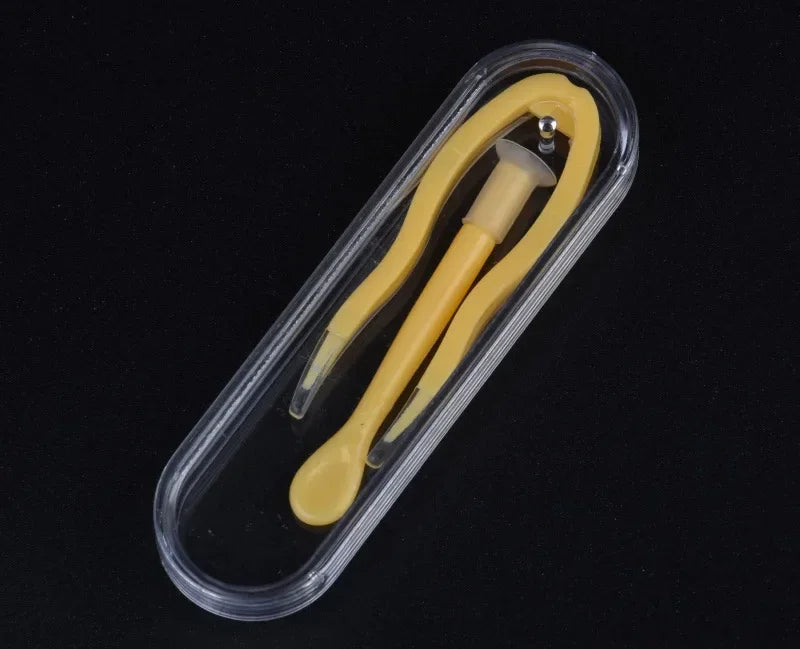 Color Contact Lens Case Set – Tweezers & Suction Stick Eye Care Tool Kit for Lens Insertion & Storage Container