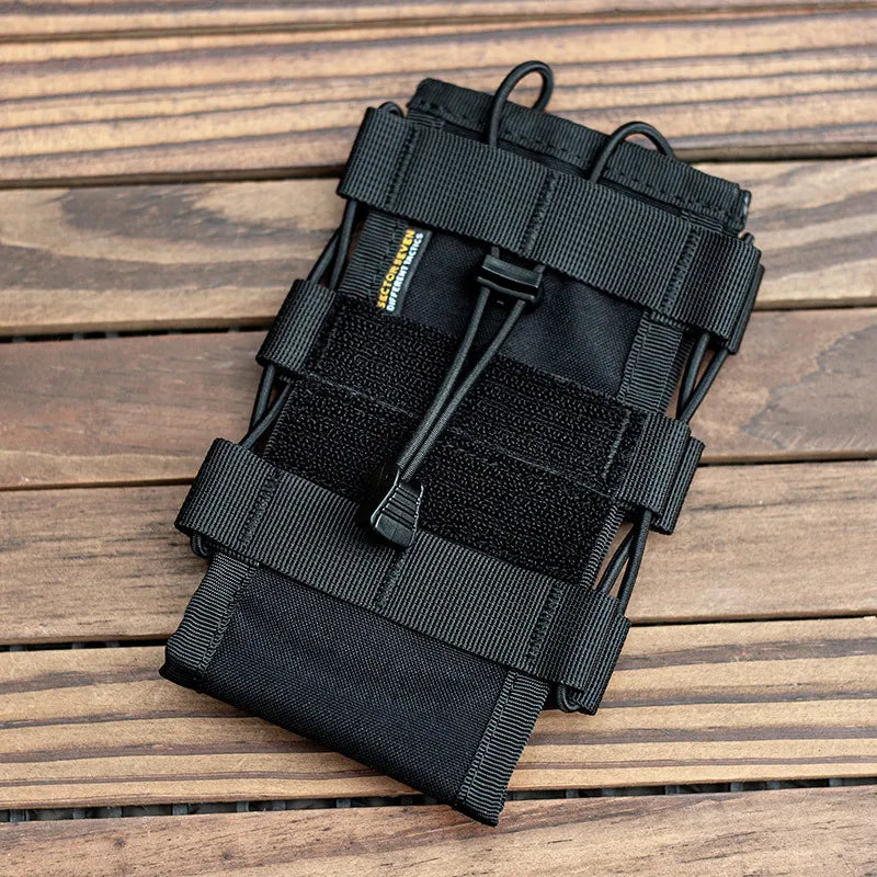 Outdoor Techwear Tactical Waist Bag - Multifunctional Quick-Release Pouch for Phone, Water Bottle & Intercom Gear
