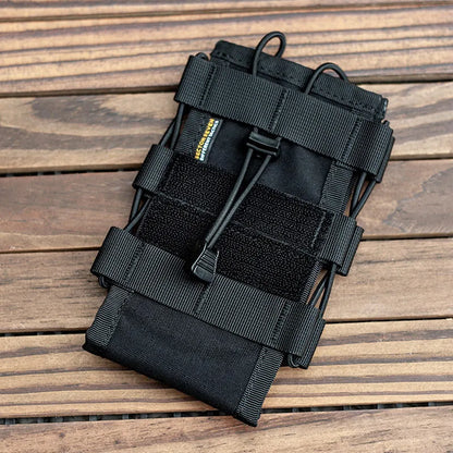 Outdoor Techwear Tactical Waist Bag - Multifunctional Quick-Release Pouch for Phone, Water Bottle & Intercom Gear