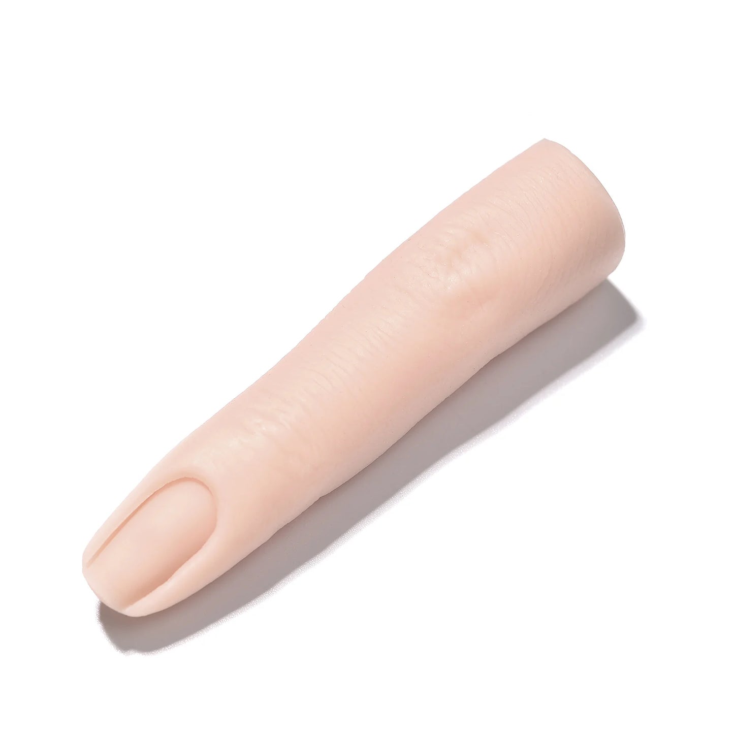 Realistic Silicone Nail Art Practice Finger - Manicure Training & Display Tool