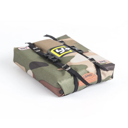 RC Crawler Simulated Tent Bag Accessory - Handmade Scale Roof Luggage Decor for 1/16 1/18 1/24 TRX4M SCX24 FCX24 Models