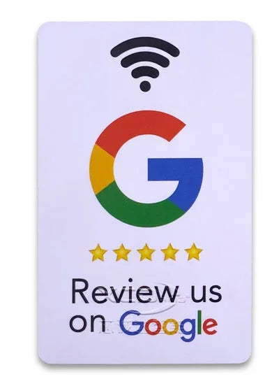 13.56MHz NFC Google Review Sticker - 10CM Programmable Acrylic NFC 215 Table Sticker