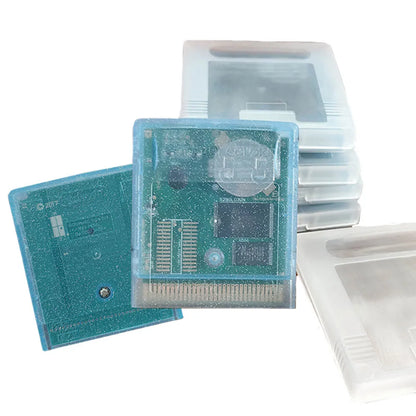 GBC Blank Game Cartridge - Customizable Burnable Game Card with Multicolor Shell, No Battery or Manual Included